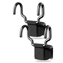 Upgrade Weight Lifting Hooks, Gym Heavy Duty Power Lifting Straps for Men & Women Deadlifts Pull Powerlifting Shrugs