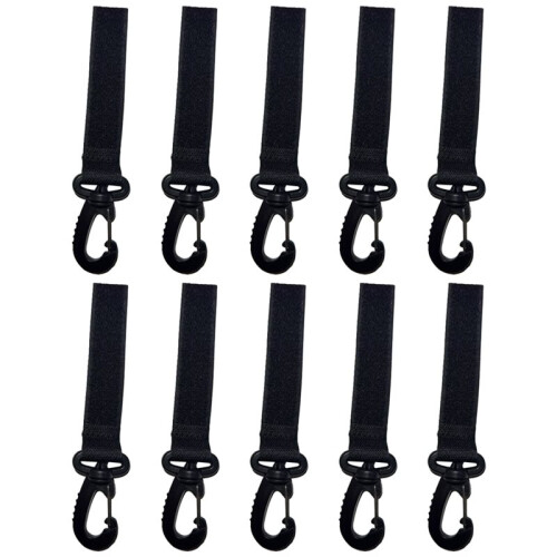 Multi-Function Carabiner Clips with Straps, 10PCS Quick-Release Clips for , Kayak & Outdoor Use