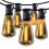 Solar String Lights for Outdoor Use,Waterproof Solar-Powered Patio Lights with LED Bulbs Remote Control for Yard 1