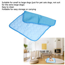 Kühlmatte Katze Hund selbstkühlend Blau 70x55cm