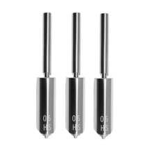 Conjunto de 3 Bicos para para Kobra S1 Max 0,6 mm, Hotend com Heatbreak, Instalação Rápida, Peças de Reposição para Extrusora Hotend.