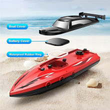 RC Batterijschip 2.4Ghz Hoge Snelheid Afstandsbediening Raceboot Water Snelheidsboot Kindermodel Jongens Zwembad Speelgoed B