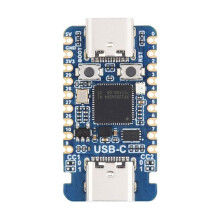 Placa de Desenvolvimento USB-C RP2350A com Sensor de Temperatura Integrado para Raspberry Pi RP2350A MCU