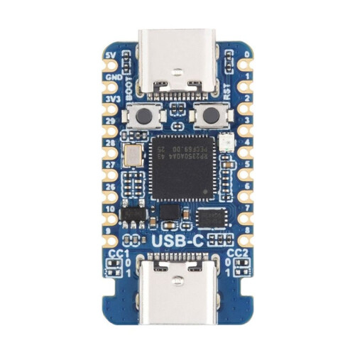 RP2350A USB-C Dev Board Built-in Temperature Sensor for Raspberry Pi RP2350A MCU  Development Board