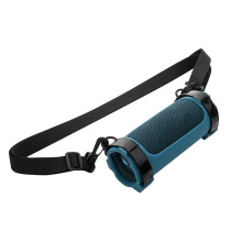 Para Flip 6 Funda Protectora A Prueba de Golpes e Impermeable para Altavoz Portátil, Almacenamiento para Soporte de Bicicleta, Color Azul