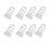 Support de Mât de Drapeau Extérieur en Métal (Lot de 8) pour Mât de Drapeau 2