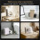 Acrylic Vinyl Record Holder,Vinyl Record Storage with Handle,Vinyl Record Organizer 3