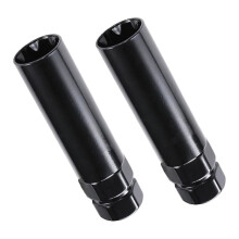 Fuel Wheel Lug Nut Key 7 Spline Sockets Wrench Replacement Aftermarket Lug Nuts for 14x1.5,14x2.0, 9/16In Lug Nuts,2Pack