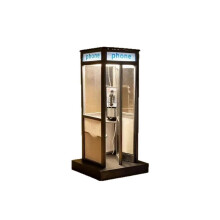 Retro Vintage Tall Phonebooth Lamp Home Desktop Decorative Ornaments Telephone Booth Table Lamp Decorative Night Light