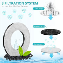 Lot de 8 Filtres de Rechange pour Réservoirs de 2,5 L/84 Oz, 3 L/101 Oz, 3,5 L/118 Oz, 4 L/135 Oz, 4,5 L/152 Oz, 5,5 L/186 Oz et 6,5 L/1,6 Gallon