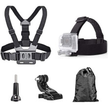 Hrudný popruh na akčnú kameru s upevnením na opasok s puzdrom kompatibilný s GoPro Hero11 10 9 8 7