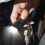 Rechargeable LED Keychain Flashlight 100dB Buzzer Alarm Back Clip Design EDC Flashlight 200LM Ultra-Thin Black 6