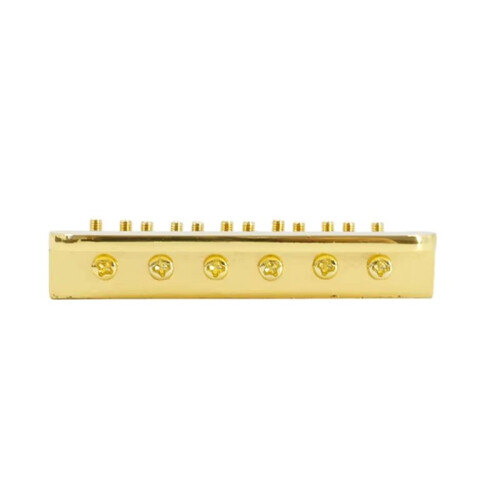 Fixed Bridge 6 String Roller Saddle Bridge Adjustable Electric Guitar Fixed Hardtail Bridge Guitar Replacement Part 1
