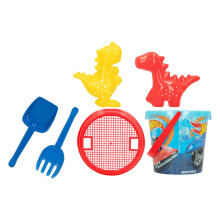Hot Wheels strandlekersett, 18 cm bøtte, 6 deler