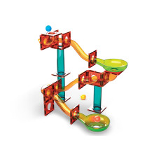 Magnetiske fliser klinkekulebanesett, 45 deler