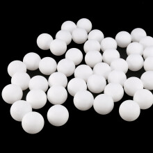 Verpakking van 100 premium ballen voor geavanceerde trainingstafels, naadloze ballen, wit.