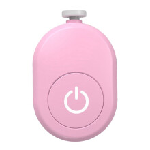 Cortauñas eléctrico para niños, kit de herramientas para pulir uñas, cortauñas fácil de usar para recién nacidos, color rosa.