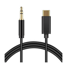 USB-C-auf-3,5-mm-Klinkenkabel (90 cm), USB-C-Stecker auf 3,5-mm-Klinkenstecker-Adapterkabel für Kopfhörer, Lautsprecher und mehr – kompatibel mit