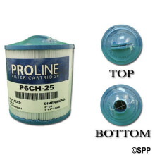 Filterpatron, Proline, Diameter: 15 cm, Längd: 14,5 cm, Överdel: Handtag, Underdel: 3,5 cm MPT, 2,5 kvadratfot