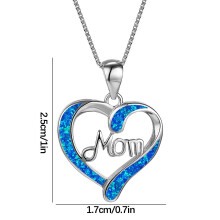 Easygou-Sonderangebot! Schmuckgeschenk zum Muttertag – Herzanhänger „MAMA“, trendige Halskette für Mütter