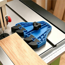 2set Woodworking Safety Feather Board Hold Down Clamp Fit 3/8 & 3/4 Inch T Slot for Table Band Saw Router Workbench B