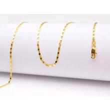 RSAMD Großhandel 1 Stück 16-30 Zoll 18 Karat Gelbgold gefüllte glatte Kette Halsketten für Anhänger-26