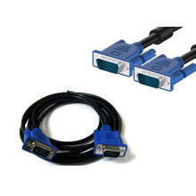 1,5 m (5 Fuß) 15-poliges blaues SVGA/VGA-Adapterkabel (Stecker auf Stecker) für PC und Fernseher