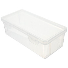 Caja de almacenamiento para tostadas de cocina, recipiente hermético para pan crujiente, caja transparente para condimentos (850 ml)