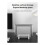 Laptop Stand Holder Adjustable Vertical Desktop Notebook Dock Space-Saving 3 in 1 Computer Stand Gray 5