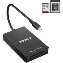 Lector XQD, lector de tarjetas SD XQD USB C compatible con Sony XQD Reader, lector de memoria 2 en 1, compatible con Super Speed de 5 Gbps.