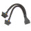 2X 2 IN 1 OBD2 Extension Cable OBDII Male to 2 Female Splitter Car Computer Connection Conversion Plug Socket 30CM 3