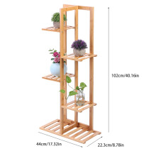 5-Schichten Bambus Pflanzenregal vielseitig