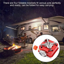Portable Burner Camping Foldable Burner with Ignition Device for Backpacking Camping Hiking Picnic Outdoor Gas Tank