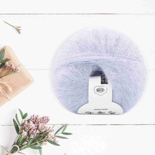 Mohair Garn | DIY Schal Pullover Grau