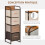 Commode de rangement compacte 31 x 29 x 99 cm gain de place anti basculement 6