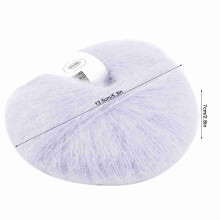 Graues Mohair Strickgarn | Handarbeiten
