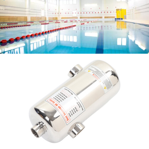 Edelstahl Pool-Wärmetauscher 40KW MF135