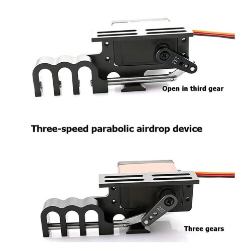 3-Stage Servo Release Mechanism Airdrop Dispenser & Payload Release System for Drones & RC Models 1