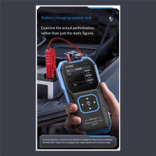 BTM-24 Car Battery Voltage Tester with Reverse Polarity Overvoltage Protection for 12V 24V Batteries Color Display