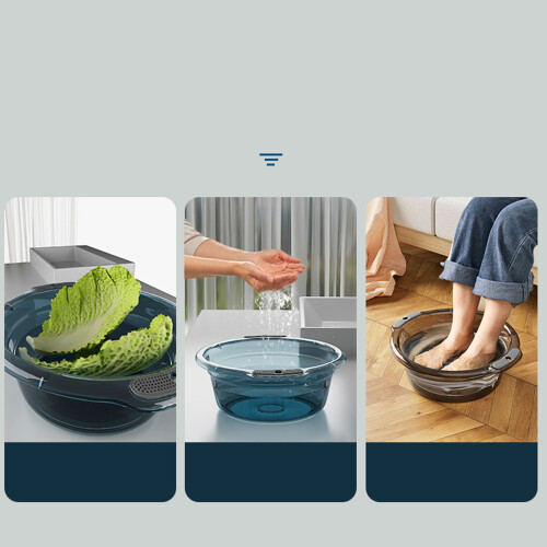 Plastik Becken Handwaschbad 34x25cm langlebig mit 2