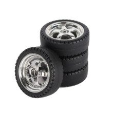 4 StüCke 33mm RC Drift Reifen Rad Hartreifen für LDRC AE86 A86 A86P LD1801 1/18 RC Auto Upgrade Teile ZubehöR,2