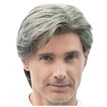 Pruiken Synthetische Pruiken met Hittebestendige Lijmloze Synthetische Pruiken voor Mannen Korte Pruiken Cosplaypruiken Pruik Dagelijks Gebruik