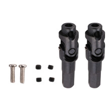2 Stuks Metalen Universele Aandrijfas voor WPL C14 C24 C34 C44 B14 B16 B24 B36 1/16 RC Auto-Onderdelen