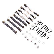 Zugstangen Aus Metall Gehäuse Verbindungs Stange für Mn D90 D91 D96 D99 D99S Mn90 Mn99S 1/12 Rc Auto Upgrade Teile, Schwarz