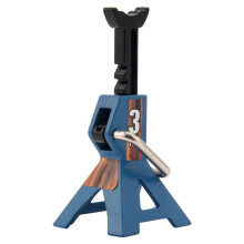 3 Tonnen Skala Jack Modell Achsständer Lift Spielzeug Heavy Duty Support Fahrzeug Bodenratsche für TRX4 D90 CC01 1:10 RC Blau