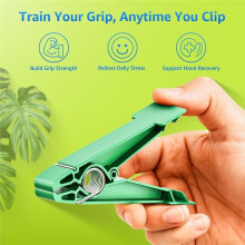 Vinger Oefen Set, 5 PCS Weerstand Clips voor Handtherapie, Gripsterkte & Behendigheid, voor Revalidatie, Ouderen & Atleten
