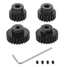 Metal 18T 19T 23T 24T Pinion Gear Moter Gear for TT01 TT02 TB02 TA05 RC Car Upgrade Parts Accessories
