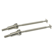 2 StüCke Metall Vordere Antrieb Welle CVD QWJ01 für Xinlehong Hosim Q901 Q902 Q903 9130 9136 9137 1/16 RC Auto Ersatz Teile