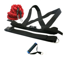 Dual Resistance Training Rope Tension Rope Elastic Rope Track and Field Running Jump Fitness Training Rope