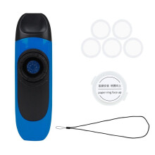 Kazoo Speelt Professioneel Muziekinstrument, Gemakkelijk Te Leren Kazoo Gitaarbegeleidingsinstrumenten, Blauw